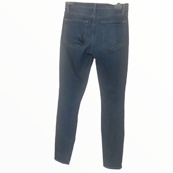 FRAME Denim Le High Skinny Distressed Knees Jeans - Picture 2 of 7